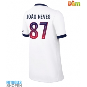 Billiga Paris Saint-Germain Joao Neves #87 Bortatröja Dam 2026-27 Kortärmad